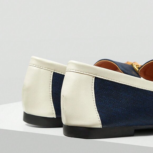 Royal Blue Preppy Women's Casual Flats - Picture 10 of 10